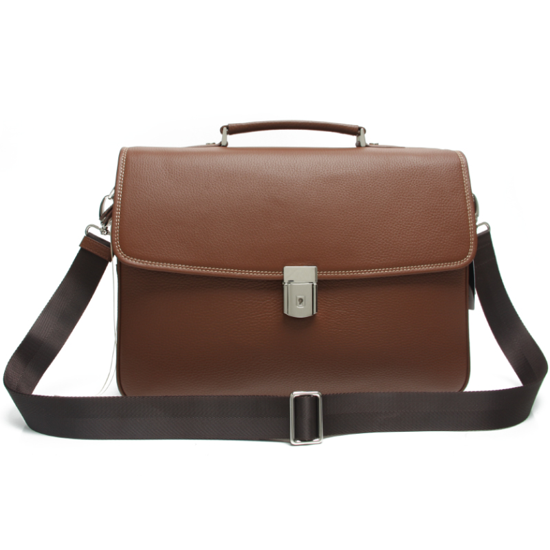 high quality leather men bag