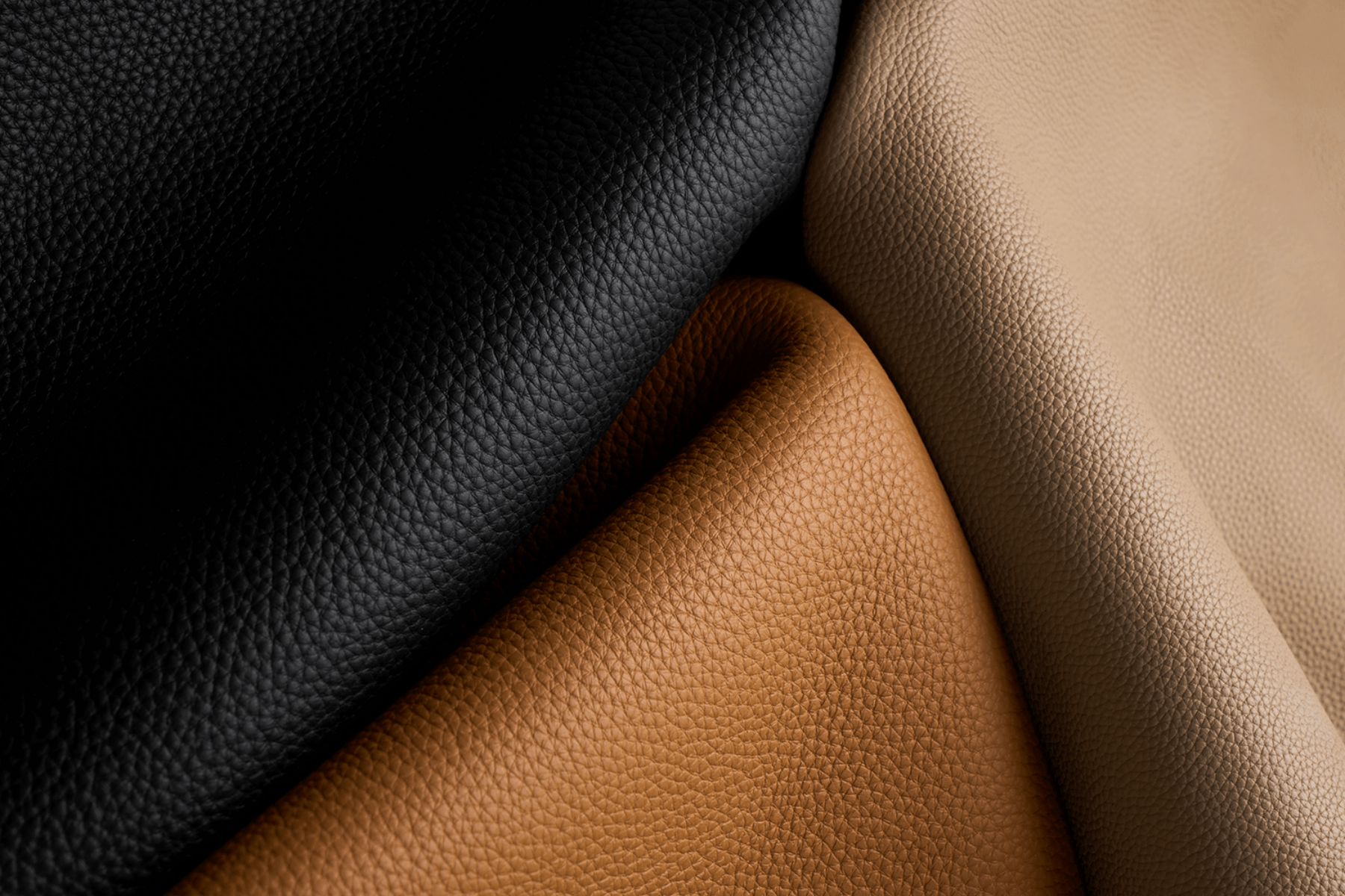Pebble grain leather (Small grain)