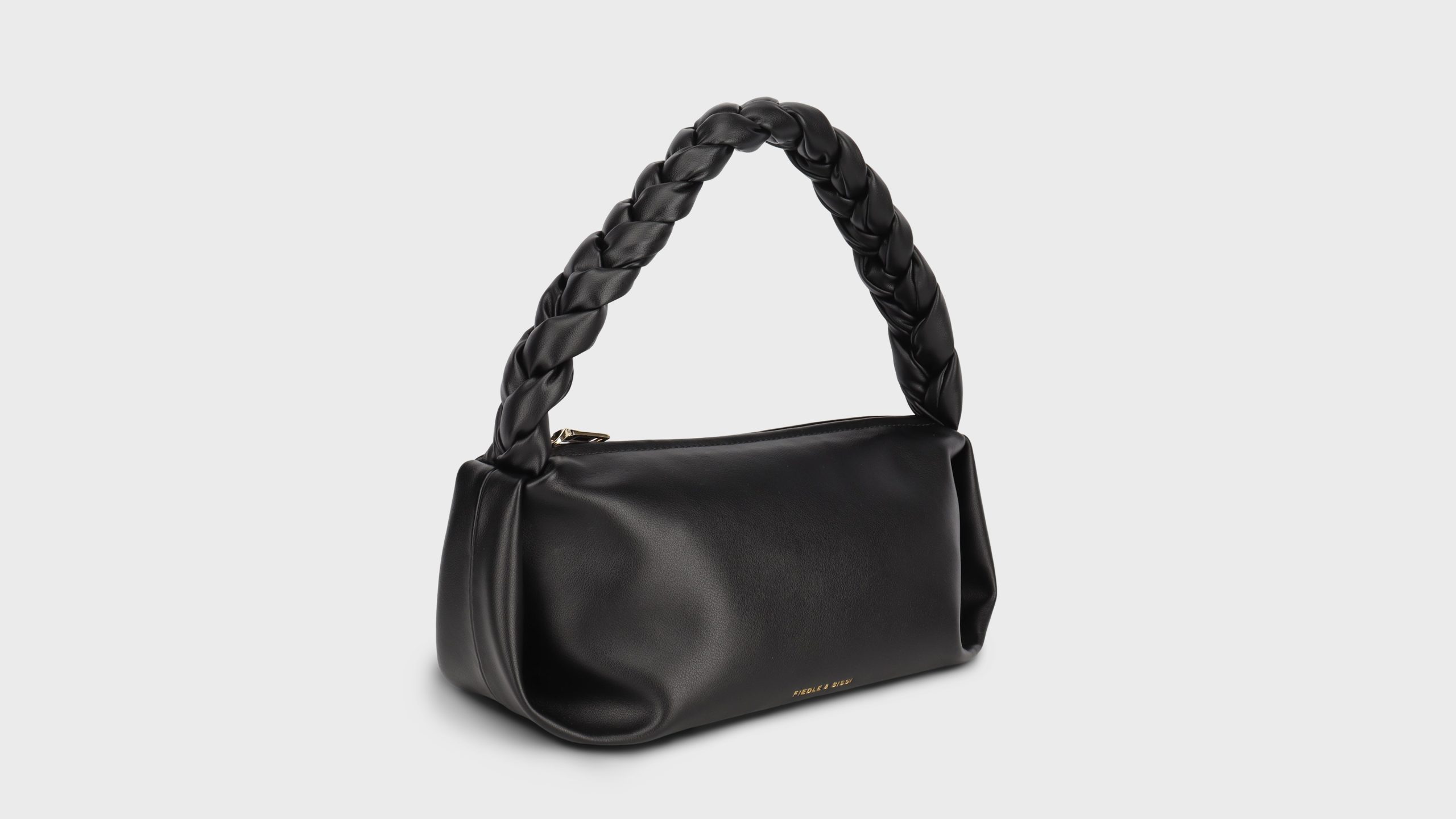 Smooth Leather Bag – S7754 (Black, Large)