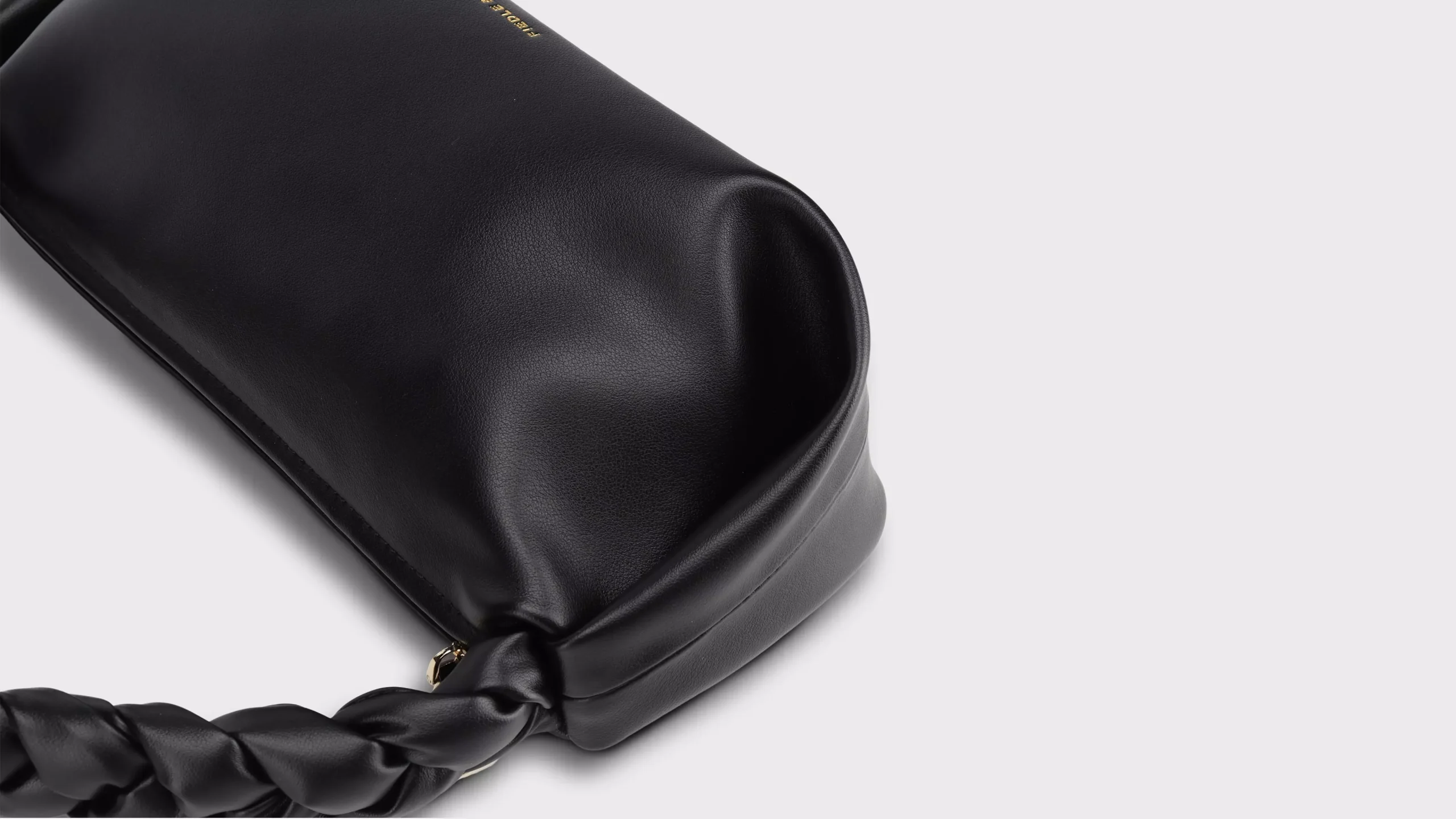 Smooth Leather Bag – S7754 (Black, Large)