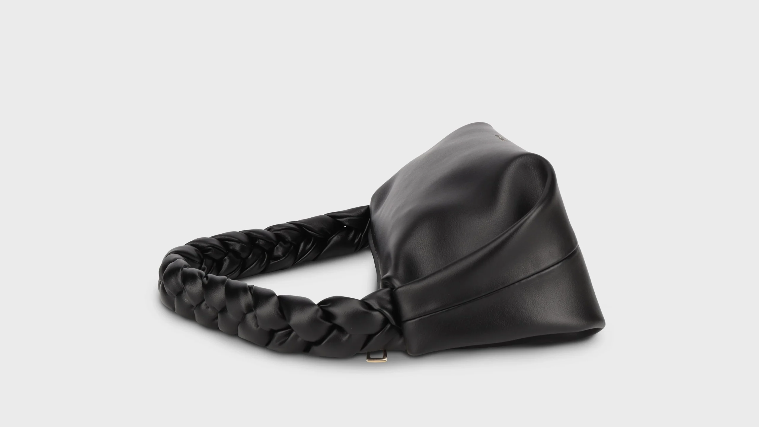 Smooth Leather Bag – S7754 (Black, Large)