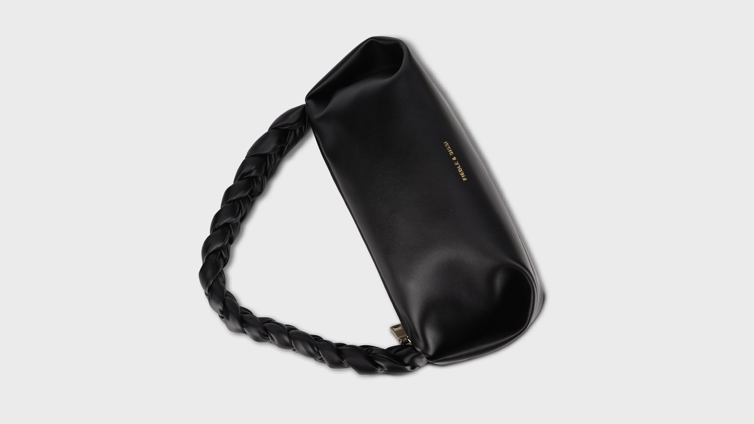 Smooth Leather Bag – S7754 (Black, Large)