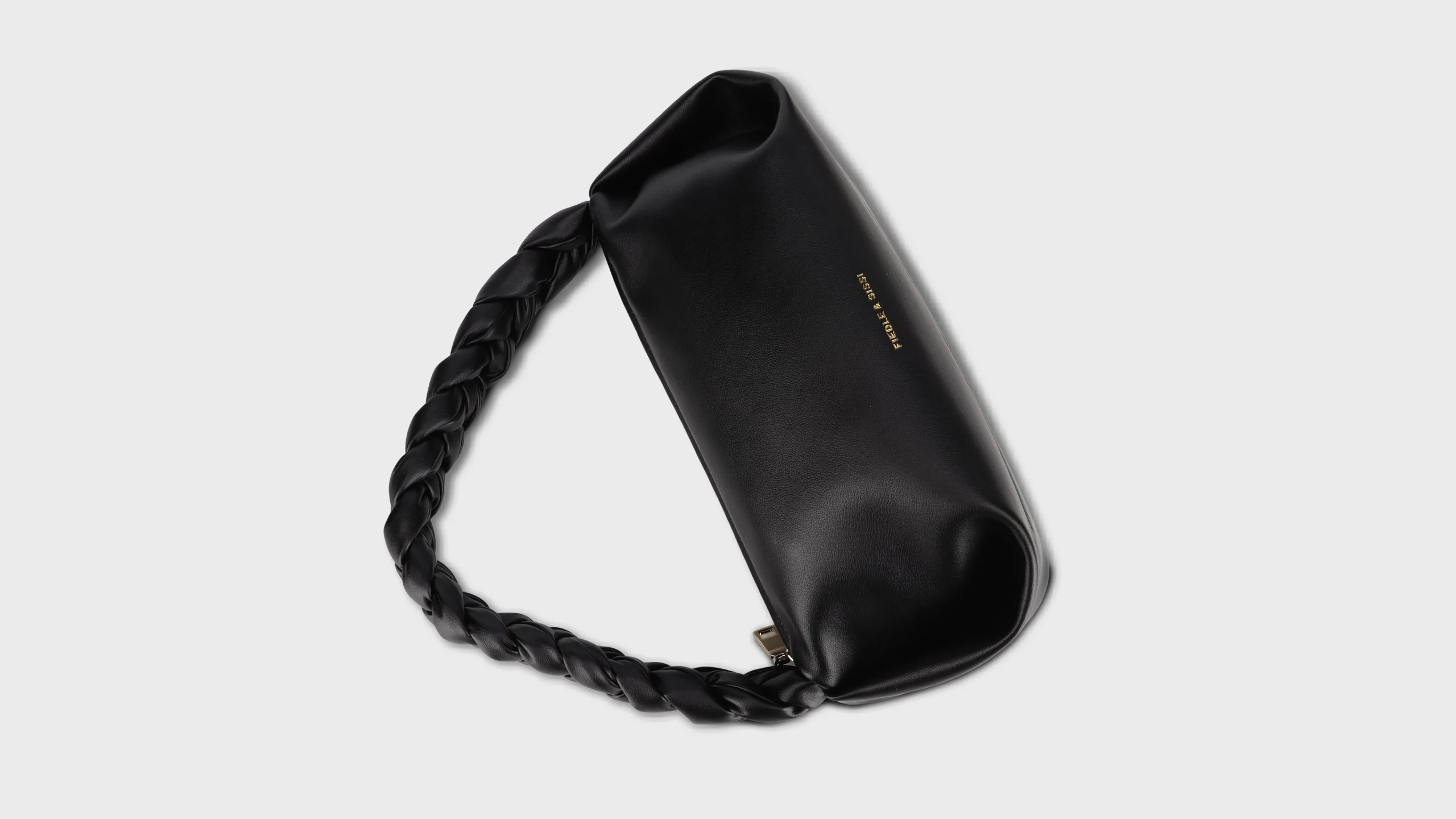 Smooth Leather Bag – S7754 (Black, Large)