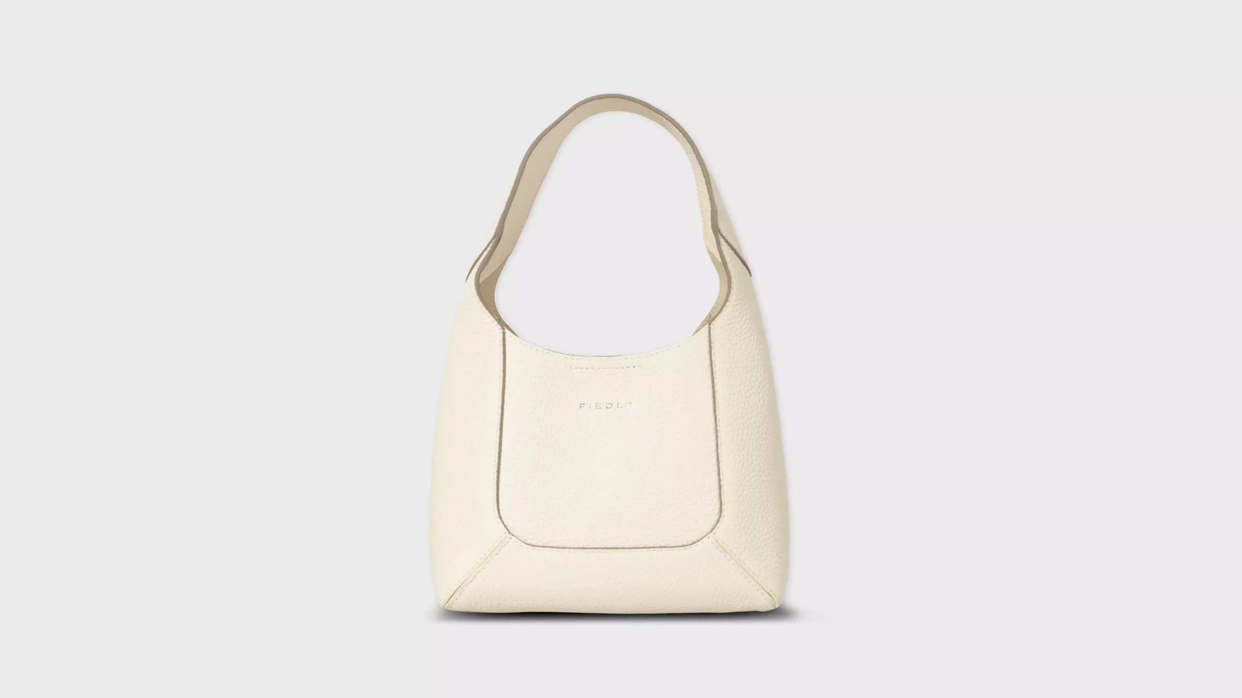 Leather Hobo Bag in Pebble Grain (Medium) – S9957