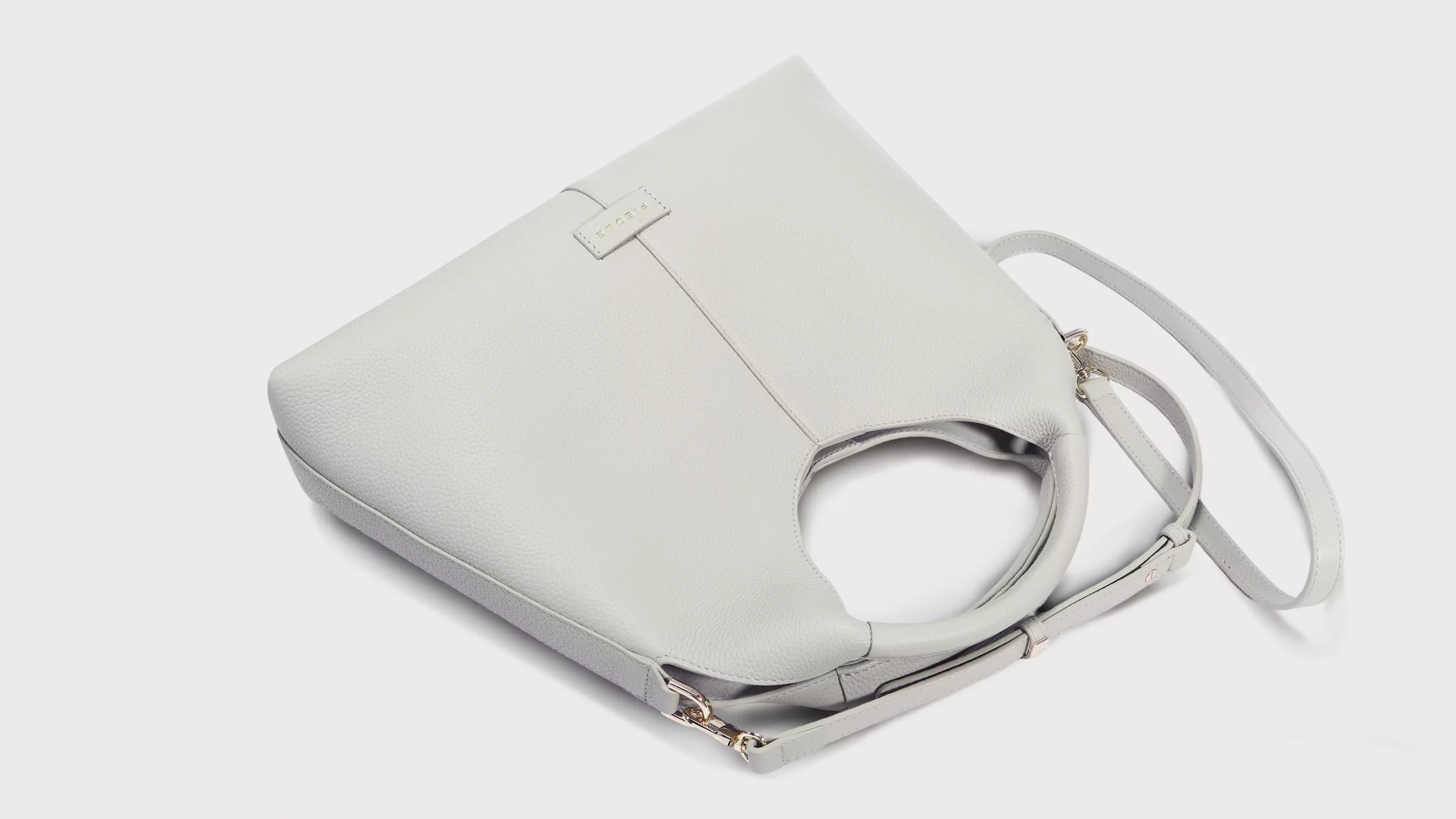 Leather Tote Shopping Bag in Pebble Grain – CS10479