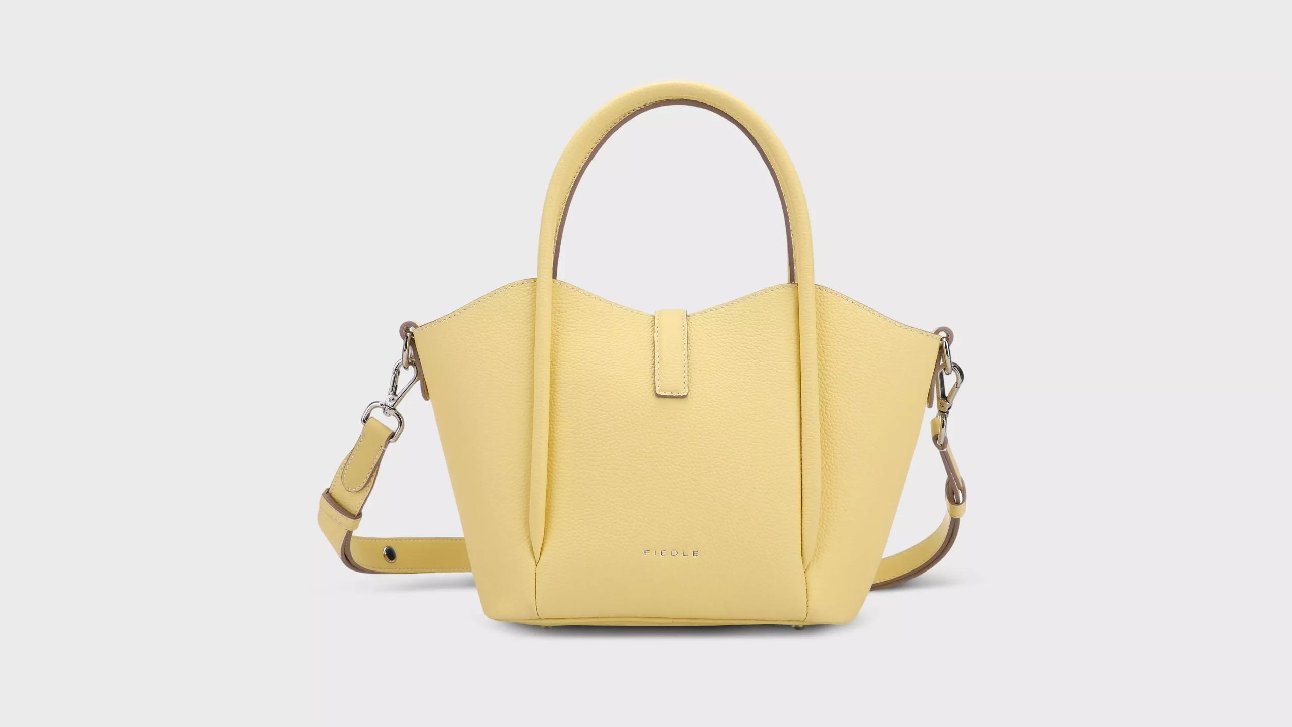 Leather Top Handle Crossbody Bag in Grained Cowhide – S9794 / S9899