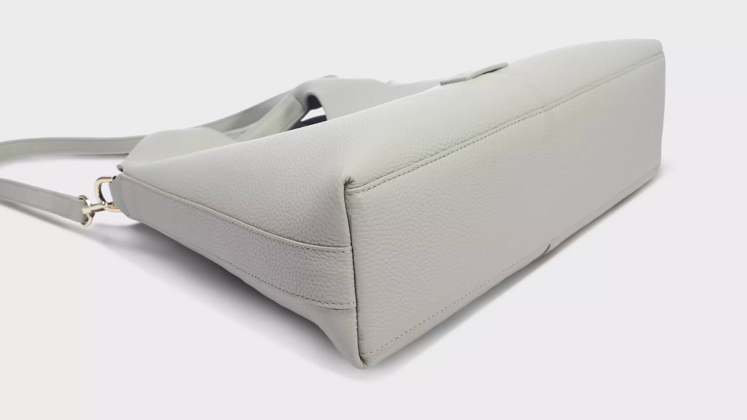 Leather Tote Shopping Bag in Pebble Grain – CS10479