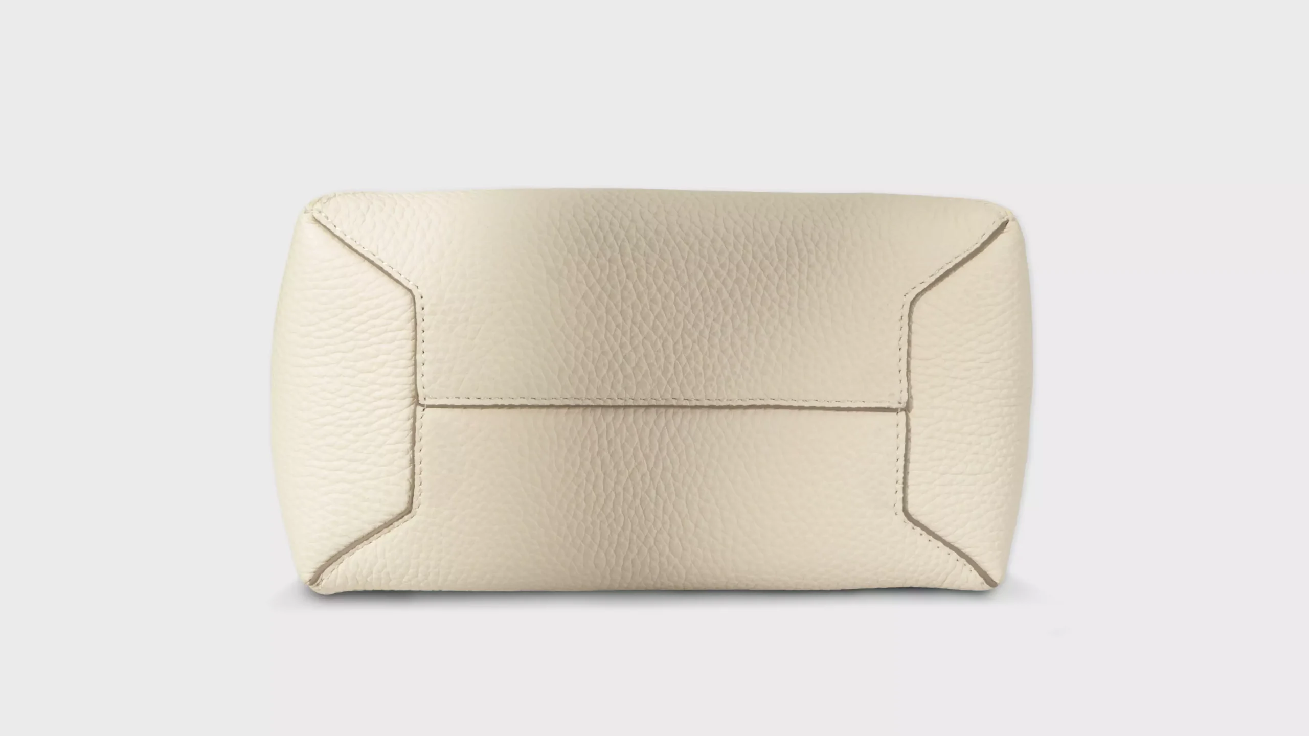 Leather Hobo Bag in Pebble Grain (Medium) – S9957